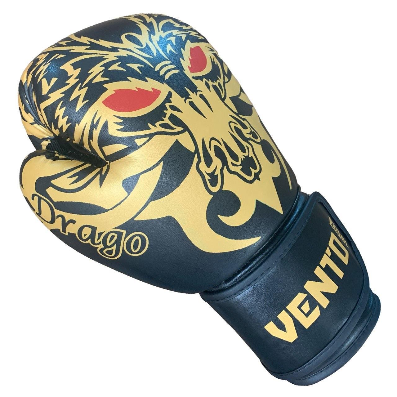 Vento Drago Boks ve Kick-Boks Eldiveni Siyah