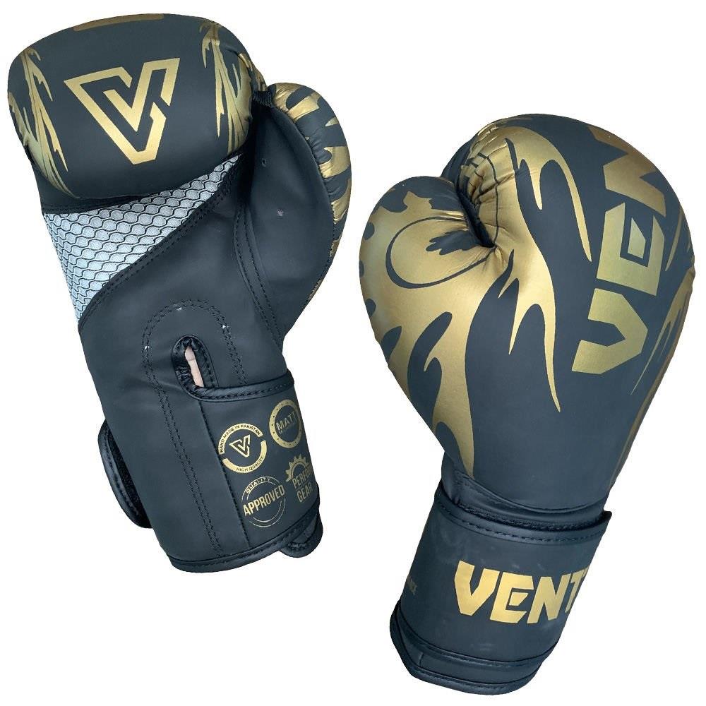 Vento Tatto Boks ve Kick-Boks Eldiveni Siyah