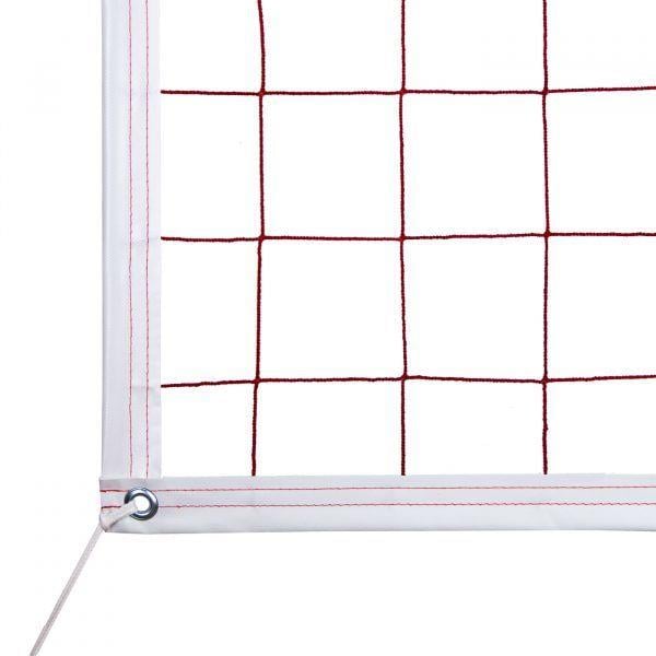 Voleybol Filesi Standart Beyaz Kırmızı