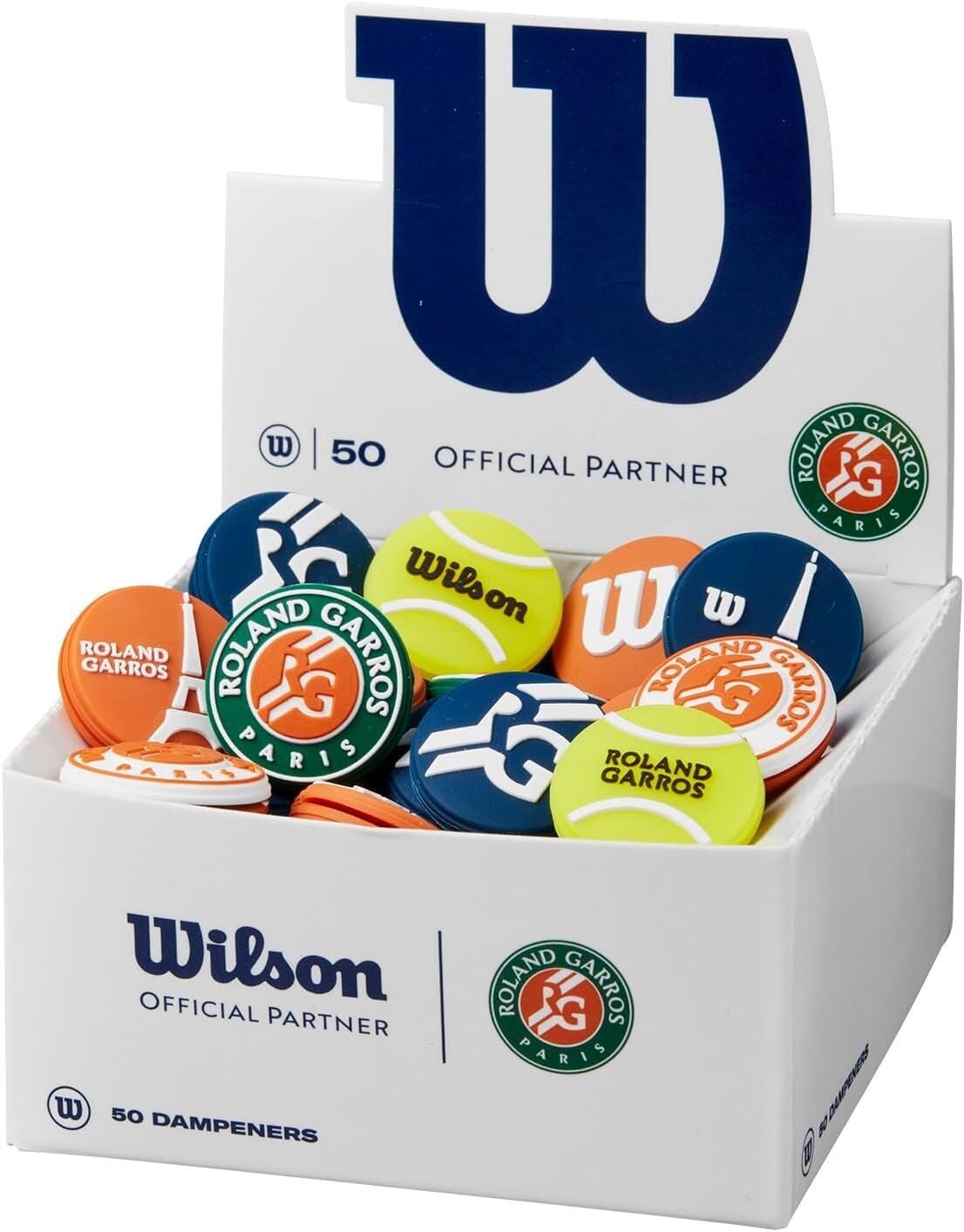 Wilson Roland Garros Tenis Raketi Titreşim Önleyici 50li Kutu
