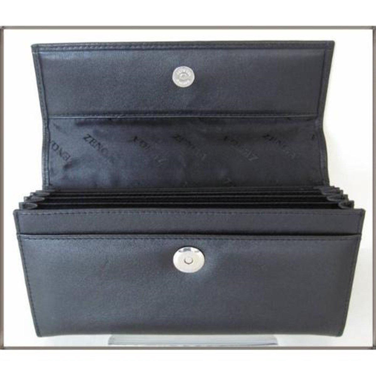 Zenga Deri Çek Evrak ve Para Cüzdanı 525-1 Siyah