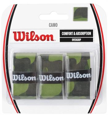 Wilson Camo Comfort Overgrip Raket Gribi Yeşil WRZ470850