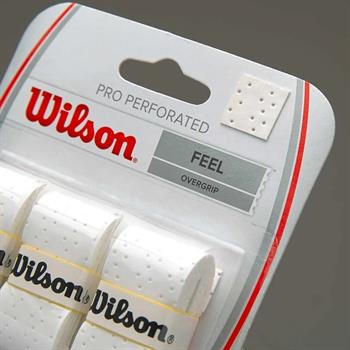 Wilson Pro Perforated Overgrip Tesi Raketi Gribi WRZ4005 White