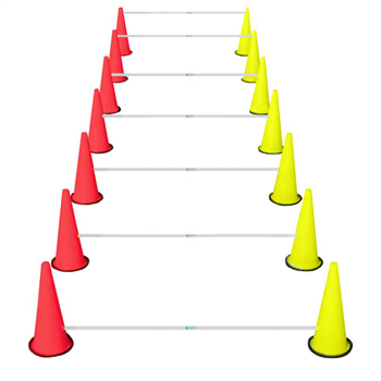 Kodispa Çantalı 14 Adet 40cm Hunili 7 Adet Çubuklu Antrenman Engel Seti