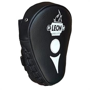 Leon Ultimate Hakiki Deri Boks ve Kick Boks El Lapası Ellik Siyah