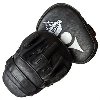 Leon Ultimate Hakiki Deri Boks ve Kick Boks El Lapası Ellik Siyah