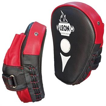 Leon Ultimate Hakiki Deri Boks ve Kick Boks El Lapası Ellik Kırmızı