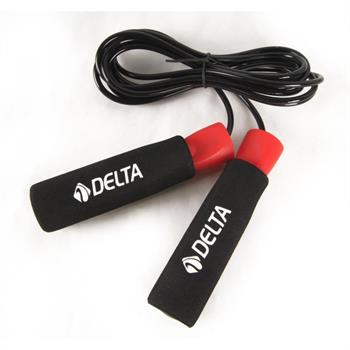 Delta Sünger Tutamaçlı Rulmanlı Ayarlanabilir Atlama İpi Kırmızı