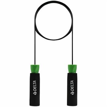 Delta Sünger Tutamaçlı Rulmanlı Ayarlanabilir Atlama İpi Yeşil