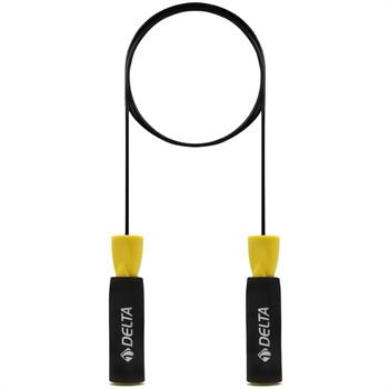 Delta Sünger Tutamaçlı Rulmanlı Ayarlanabilir Atlama İpi Sarı