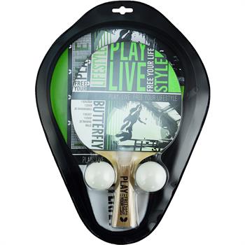 Butterfly 85210 Free Your Style TT Raket + 2 Top ve Kılıf Masa Tenisi Seti