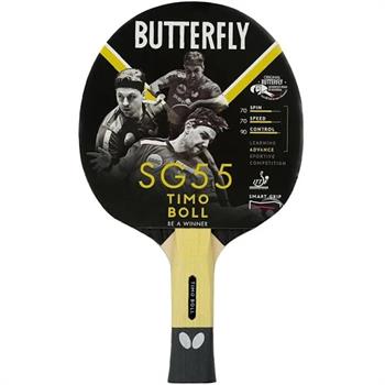 Butterfly 85022S Boll Smart Grip SG55 ITTF Onaylı Masa Tenisi Raketi