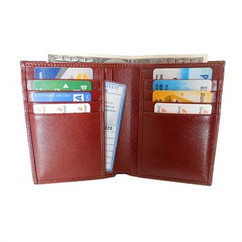 Zenga Orjinal Deri Erkek Cüzdanı İnce 708-4 Taba