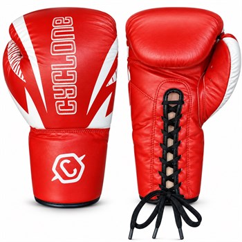 Cyclone Clash Orijinal Deri Boks ve Kick Boks Eldiveni Kırmızı