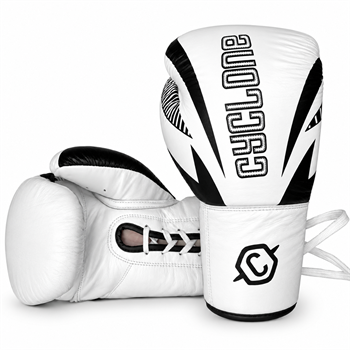 Cyclone Clash Orijinal Deri Boks ve Kick Boks Eldiveni Beyaz