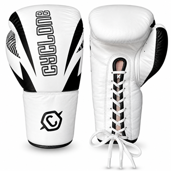 Cyclone Clash Orijinal Deri Boks ve Kick Boks Eldiveni Beyaz