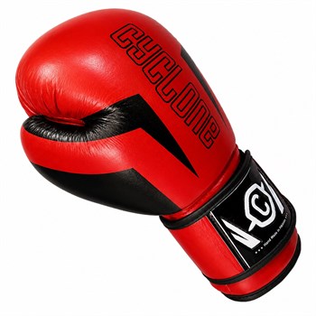 Cyclone Clash Orijinal Deri Boks ve Kick Boks Eldiveni Kırmızı