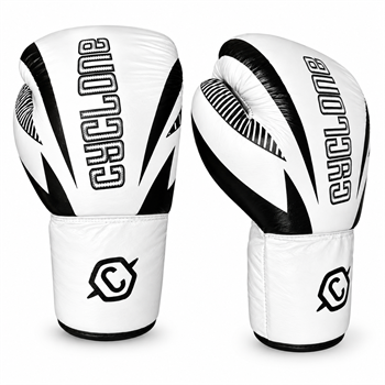 Cyclone Clash Orijinal Deri Boks ve Kick Boks Eldiveni Beyaz