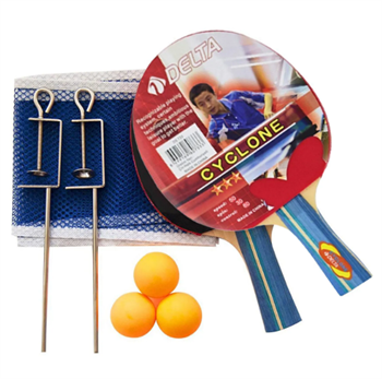 Delta Cyclone Masa Tenisi Raketi, Direk File ve Top Seti