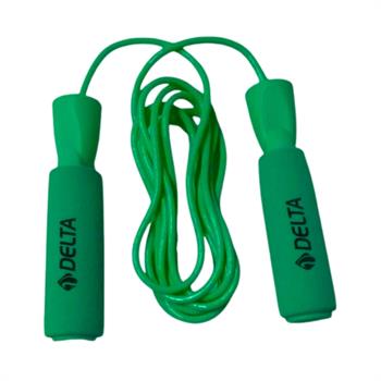 Delta Sünger Tutamaçlı Rulmanlı Ayarlanabilir Atlama İpi Yeşil