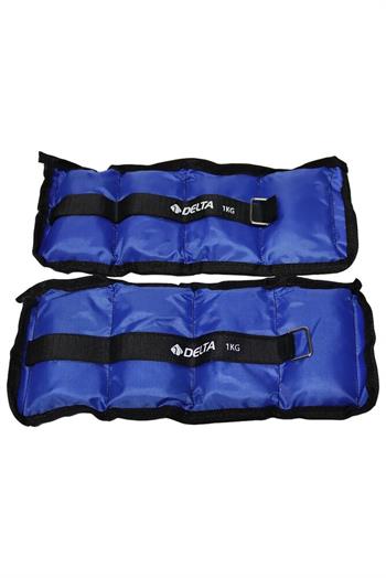 Delta 1 Kg x 2 Adet Toplam 2 Kg El Ayak Bilek Kas Güçlendirici Ağırlık Seti Kum Ağırlık Torbası