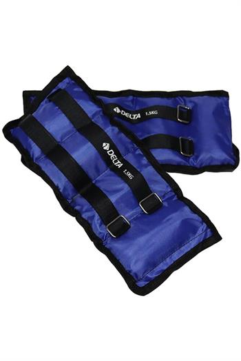 Delta 1,5 Kg x 2 Adet Toplam 3 Kg El Ayak Bilek Kas Güçlendirici Ağırlık Seti Kum Ağırlık Torbası