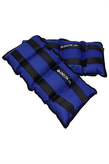 Delta 2 Kg x 2 Adet Toplam 4 Kg El Ayak Bilek Kas Güçlendirici Ağırlık Seti Kum Ağırlık Torbası