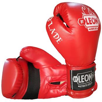 Leon Blade Training Boks, Kick Boks ve Muay Thai Eldiveni Kırmızı