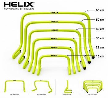 Helix 6lı Antrenman Engeli Seti 15-60 cm