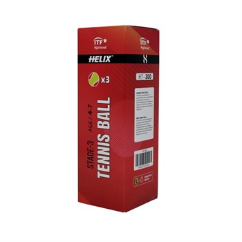 Helix Tenis Topu 4-7 yaş 3lü HT-300 TTF&ITF Onaylı