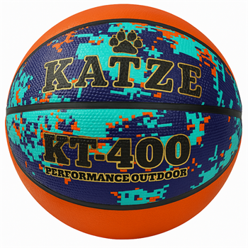 Katze KT - 400 Performance Desenli Sert Zemin Basketbol Topu 5 6 7 No