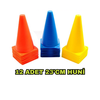 Kodispa 12li 23cm Hunili Üçgen Çanaklı Antrenman Seti