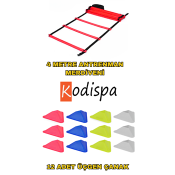 Kodispa 2li Antrenman Seti ( Üçgen Çanak - Merdiven)
