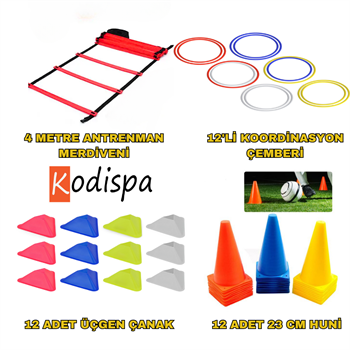 Kodispa Antrenman Seti 23cm Hunili Üçgen Çanaklı