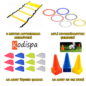 Kodispa Antrenman Seti 23cm Hunili Üçgen Çanaklı