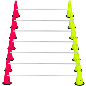 Kodispa Çantalı 14 Adet 40cm Hunili 7 Adet Çubuklu Antrenman Engel Seti