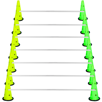 Kodispa Çantalı 14 Adet 40cm Hunili 7 Adet Çubuklu Antrenman Engel Seti