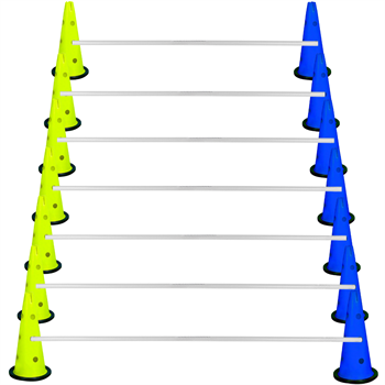 Kodispa Çantalı 14 Adet 40cm Hunili 7 Adet Çubuklu Antrenman Engel Seti