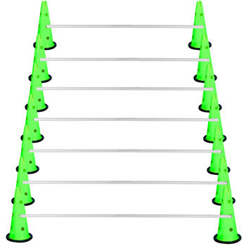Kodispa Çantalı 14 Adet 40cm Hunili 7 Adet Çubuklu Antrenman Engel Seti