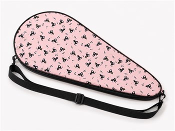 Kodispa Premium 27 İnch Raket Kılıfı Kedi Desenli Pembe