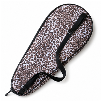 Kodispa Premium 27 İnch Raket Kılıfı Leopar Desenli Kahverengi