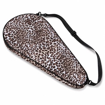 Kodispa Premium 27 İnch Raket Kılıfı Leopar Desenli Kahverengi