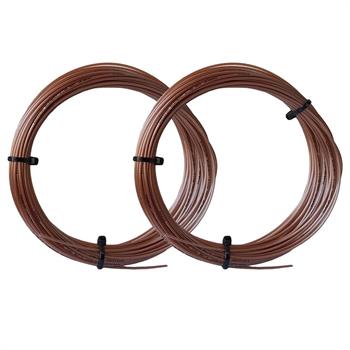 2 Adet Luxilon 130 Element Raket Kordajı 1,30 mm. 12 Metre Bordo