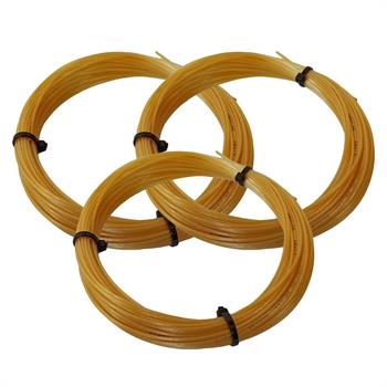 3 Adet Luxilon 4G 1,25 mm. Monofilament Kordaj 12 Metre Altın Sarısı