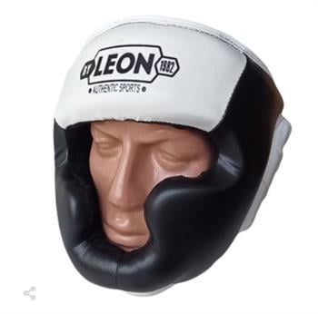 Leon Hardy Boks, Muay Thai ve Kick-Boks Antrenman Kaskı Siyah Beyaz