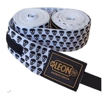 Leon Mini Skulls Kuru Kafa 5 Metre Boks Bandajı Beyaz