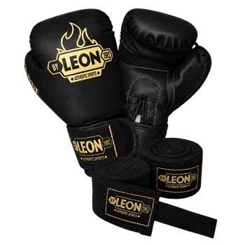 Leon Blade Training Boks Kick Boks Ve Muay Thai Eldiveni Ve Bandaj Seti 3,5 m