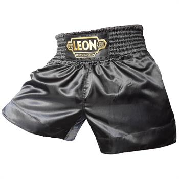 Leon Ground Kick Boks ve Muay Thai Şortu Siyah