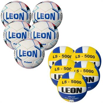 Leon Süper 5 li Sert Zemin Futbol - Voleybol Topları