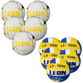 Leon Süper 5 li Sert Zemin Futbol - Voleybol Topları